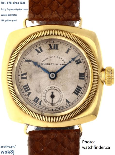 rolex oyster records